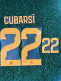 2026 Spain National Team Home Name Set and Number Pau Cubarsi Avery Dennison