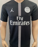 2018-2019 Paris Saint German Away Shirt Kylian Mbappe Jordan Champions League Pre Owned Size S