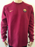 2020-2021 FC Barcelona Home Sweatshirt Tech Pre Owned Size L