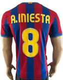 2009-2010 FC Barcelona Home Shirt Andres Iniesta LaLiga Pre Owned Size S