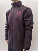 2019-2020 FC Barcelona Coaching Staff Training Rain Jacket Player Issue Kitroom Mint Size S