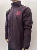 2019-2020 FC Barcelona Coaching Staff Training Rain Jacket Player Issue Kitroom Mint Size S