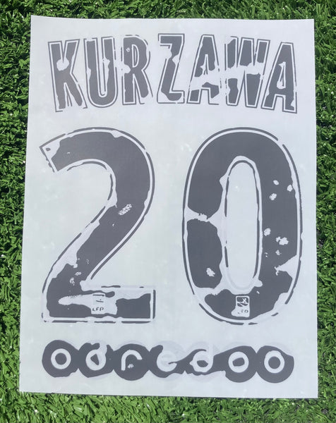 2016 - 2017 Paris Saint Germain PSG Set Name Kurzawa 20 Third Monblason Original