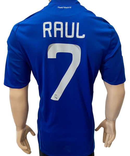 2008-2009 Real Madrid CF Away Shirt Raul Gonzalez La Liga Pre Owned Size M