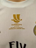 2019-2020 Real Madrid CF Long Sleeve Player Issue Home Shirt Sergio Ramos Supercopa de España Mint Condition Size S