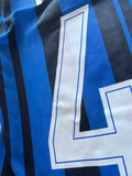 2017-2018 Inter Milano Home Shirt Ivan Perisic Player Issue Kitroom Lega Calcio Mint Size L (Fitted)