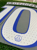 2025-2026 PSG Paris Saint Germain Ousmane Dembélé Third Total 90 Name set and Number Champions League and Cup Monblason