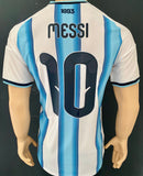 2025-2026 Argentina National Team Home Shirt Player Issue Authentic Lionel Messi World Cup Champions Patch New BNWT Size XXL
