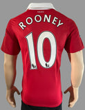 2010-2011 Manchester United Home Shirt Wayne Rooney EPL Premier League Pre Owned Size L