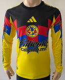 2025-2026 Club America Home Shirt Player Issue Authentic Alejandro Zendejas Dia Muertos Pac-Man Special Edition Liga MX Long Sleeve BNWT Size M