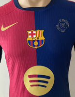 2024-2025 FC Barcelona Home Shirt Player Issue Authentic 125 years anniversary La Liga New Multiple Sizes