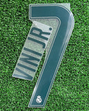 2026-2027 Real Madrid CF Vini Jr Home Name set and Number Champions League and Cup Avery Dennison