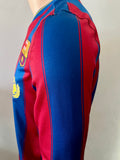 2009-2010 FC Barcelona Home Shirt Lionel Messi Long Sleeve LaLiga Sextuple Pre Owned Size S