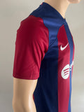 2023-2024 FC Barcelona Home Shirt with Sponsors New BNWT Multiple Sizes