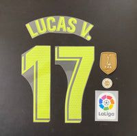 2022 2023 Avery Dennison Real Madrid Third kit Lucas V. set and badges Liga Champions and WCC2022 player issue kitroom