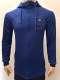 2022-2022 FC Barcelona Jacket Hoodie Blue Senyera New BNWT Size XL