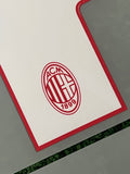 2025-2026 AC Milan Home Shirt Name Set and Number Luka Modrić and Sponsor Bitpanda Lega Calcio Stilscreen Adult Size