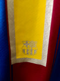 2009-2010 FC Barcelona Home Shirt Lionel Messi Long Sleeve LaLiga Sextuple Pre Owned Size S