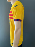 2022-2023-2024 FC Barcelona Fourth Shirt Senyera Player Issue Authentic New BNWT Size M