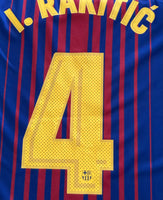 2017-2018 FC Barcelona Home Shirt Ivan Rakitić Copa del Rey Final BNWT Size M