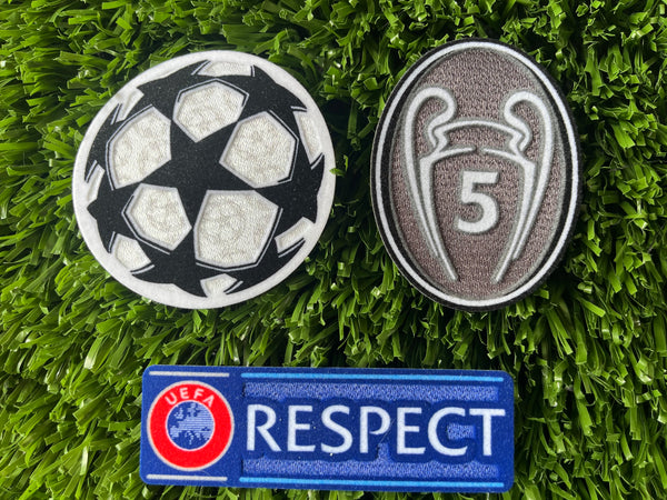 2015-2021 FC Barcelona Badges Kit Starball BOH5 Respect Sporting ID Champions Player Issue Adult Size