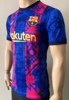 2021-2022 FC Barcelona Third Shirt Pedri Europa League Mint Condition Size S