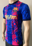 2021-2022 FC Barcelona Third Shirt Pedri Europa League Mint Condition Size S