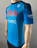 2022-2023 SSC Napoli Home Shirt Giovanni Di Lorenzo Lega Calcio New BNWT Size L (Fitted)