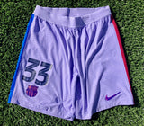 2021 - 2022 Barcelona FC Short Away Abde Ezzalzouli 33 Cup Version Issue Kitroom Size L