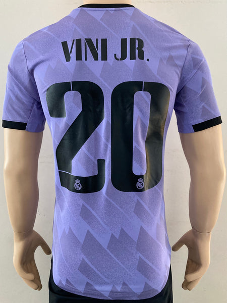 2022 - 2023 Vini Jr Real Madrid Away Shirt Player Issue Kitroom Size 4 King Cup Mint