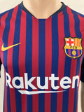 2018-2019 FC Barcelona Home Shirt Messi La Liga BNWT Size M