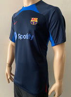 2022-2023 FC Barcelona Staff Training Shirt Kitroom Player Issue Mint Condition Xavi Size XL