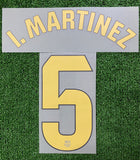 2024-2025 FC Barcelona Iñigo Martinez Home Name Set and Number Player Issue LaLiga  Textprint