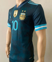 2020-2021-2022 Argentina Away Shirt Messi Player Issue BNWOT Copa America Champions Size L