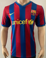 2009-2010 FC Barcelona Home Shirt Messi Pre Owned Size M