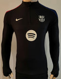 2024-2025 FC Barcelona Away Drill Training Top Player Issue Kitroom Worn and Washed Smaller Spotify Size M