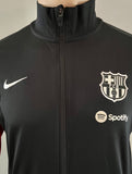 2024-2025 FC Barcelona Away Jacket Travel Black  Old Spotify BNWOT Multiple Sizes