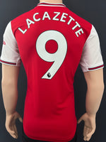 2019-2020 Arsenal Home Shirt Lacazette Player Issue Authentic New BNWT Size M