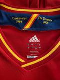 2012-2013 Spain Home Shirt Euro Winners Pre Owned Size L