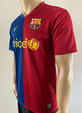 2008 2009 FC Barcelona Home Shirt Treble Pre Owned Size M