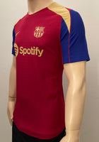 2023-2024 FC Barcelona Training Shirt Player Issue Kitroom Worn and Washed Size M