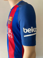 2016-2017 FC Barcelona Home Shirt Ivan Rakitic Player Issue Kitroom Spain Supercup Mint Size M