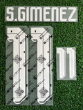 2026-2027 Mexico National Team Third Name Set and Number Santiago Gimenez Player Issue Canton Merchandising