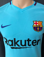 2017-2018 Nike FC Barcelona Away Shirt Kitroom Player Issue Iniesta La Liga Aeroswift BNWT
