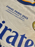 2021-2022 Real Madrid CF Home Shirt Karim Benzema Player Issue Kitroom Final Paris Champions Size 6