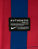 2011-2012 FC Barcelona Home Shirt Pique Player Issue Kitroom Long Sleeve La Liga Version Mint Size L