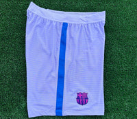 2021-2022 FC Barcelona Away Shorts Player Issue Kitroom Mint Size L