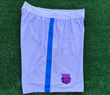 2021-2022 FC Barcelona Away Shorts Player Issue Kitroom Mint Size L