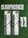 2026-2027 Mexico National Team Home Name Set and Number Santiago Gimenez Player Issue Canton Merchandising