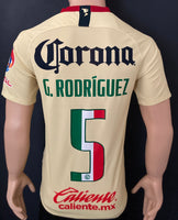 2018-2019 Club America Home Guido Rodriguez Liga Mx Pre Owned Size M